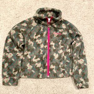 EUC Columbia Camo Fleece XXS